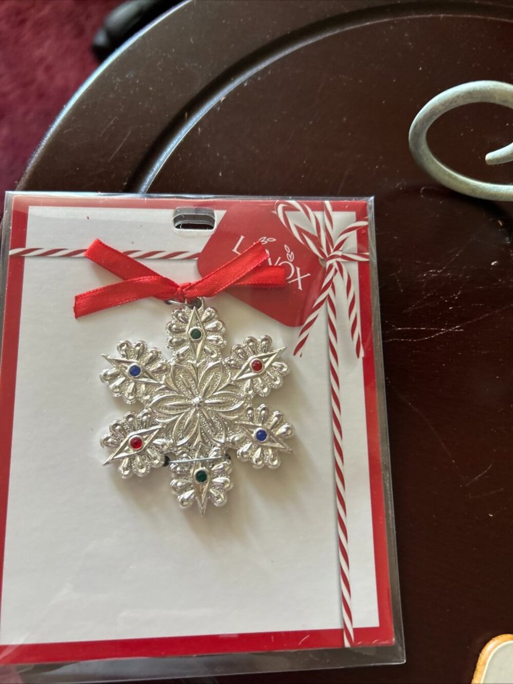 LENOX  SNOW FLAKE  ORNAMENT